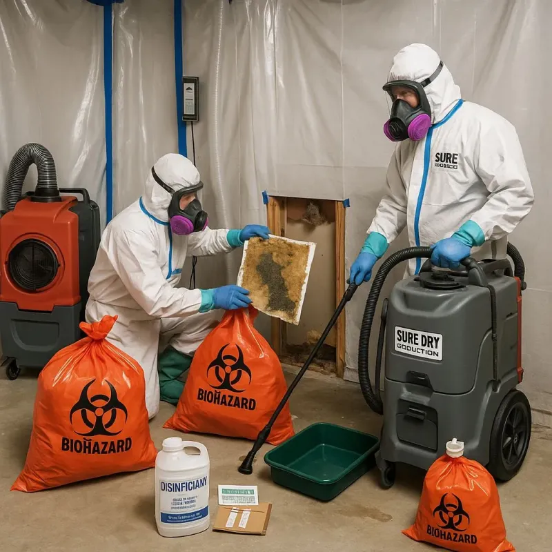 Contaminated Water Handling Protocols process in Dickinson County, MI